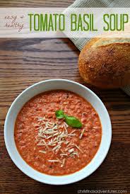 Easy Healthy Tomato Basil Soup Recipe Recipe Tomato Basil Soup Recipe Healthy Food