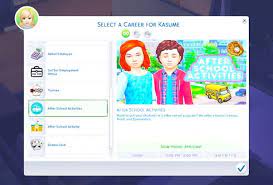 This mod adds on to ea careers it allows teens and children to learn basic skills, increase motives, and have more choices at school. Kawaiistacie School Mod