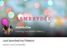 ASMRbyDee | creating Fun ASMR Videos ;) | Patreon