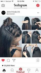 Braided Half Bun Knot Hairstyles Besthairstyles Hairstyl Hair Styles Long Hair Styles Medium Hair Styles