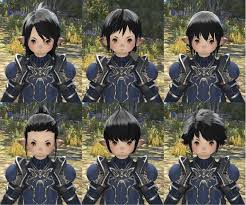 ff14 髪型 の画像検索結果 顔 髪型