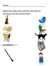 So there is massive popularity for those wolf characters, and therefore we have listed such wolf names as below. Peter And The Wolf Instruments Worksheets Teaching Resources Tpt