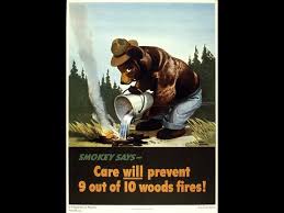 Only you can prevent forest fires. the current version, implemented in 2001, is only you can prevent wildfires. smokey might not say much, but his message is just as—or maybe even more—important today as it was 75 years ago. Smokey Bear Only You Can Prevent Wildfires Youtube