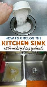Ever heard about this magic potion? How To Unclog The Kitchen Sink With Natural Ingredients Diva Secrets Kitchen Sink Clogged Unclog Sink Unclog Sink Drain