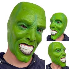 Hey everyone, for this halloween i want to go as jim carrey's the mask. Rubber Johnnies The Mask Green Latex Mask Jim Carrey Movie Fancy Dress Loki Halloween Party Buy Online In Dominica At Dominica Desertcart Com Productid 50029703