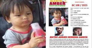 A Mateo se lo llevaron dos adultos en Baja California; activan ALERTA AMBER