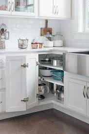 Make Use Of A Corner Space With Storage For Pots Pans And More Thomasvillecabinetry Kitcheno Thomasville Cabinetry Thomasville Cabinets Kitchen Cabinetry
