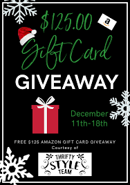 No purchase is necessary with multiples ways to win. 125 00 Amazon Gift Card Giveaway Redhead Can Decorate