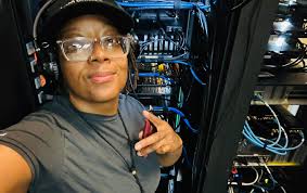 Pristine Server Rack in Customer Experience Center