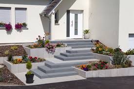 Blockstufen Legestufen Steller Treppenstufen Hauseingang Treppen Betonblock Garten