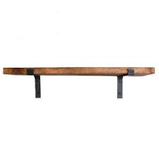 Steel shelf bracket, forged, iron shelf bracket, kitchen bracket, metal shelf brackets, open shelf, custom shelving, farmhouse rustic. Barn Wood Shelf With Industrial Black Metal L Brackets Farm House Shelves Industrial Display And Wall Shelves By Blowing Rock Woodworks Houzz