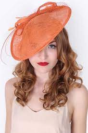 Wendy Fascinator Orange Fascinator Grey Fascinator Fascinator Hats