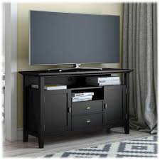 Need a tv stands for 82 inch tv? Simpli Home Redmond Tall Tv Media Stand For Most Tvs Up To 60 Black Axcred17 Bl Best Buy