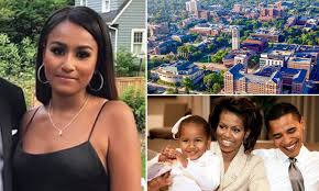 There was a debate on which college sasha obama would attend in the fall. Sasha Obama Is Attending The University Of Michigan Daily Mail Online
