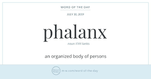 Word Of The Day Phalanx Merriam Webster Word Of The Day Uncommon Words Words