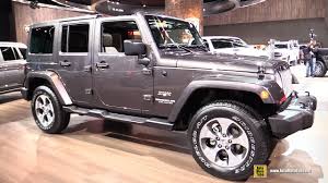 Jeep wrangler unlimited sahara (jk, germany). 2016 Jeep Wrangler Unlimited Sahara Exterior And Interior Walkaround 2016 Detroit Auto Show Youtube