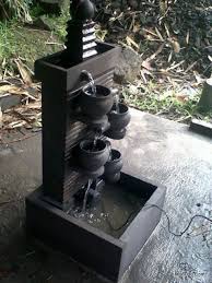 Jual Kerajinan Batu Kolam Air Mancur Luas 40 45 Cm Tinggi 95cm Pompa Munthu Com