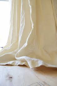 リノフレンチ アイボリー プレーンカーテン フラット ひだ山なし フランス産 リネンカーテン 中厚地 カーテン カーテン リネン プリーツカーテン