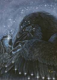Star Catcher By Goldenwolf Crow Art Art Fantasy Art