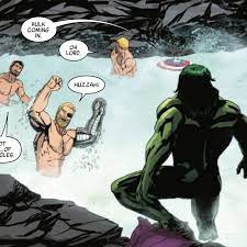 See the Avengers unwind naked in a hot tub after War of the Realms - Polygon