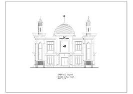  15 Ide Denah Masjid Arsitektur Mesjid Desain