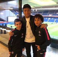 | the day kylian mbappe & erling haaland met for the first time. Ethan Mbappe Posts Facebook