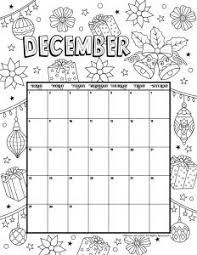 Printable Coloring Calendar For 2021 And 2020 Woo Jr Kids Activities Coloring Calendar Kids Calendar Printable December Calendar