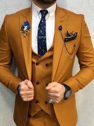 Villanova Mustard Slim Fit Suit Fashion Suits For Men Designer Clothes For Men Designer Suits For Men