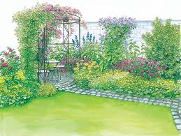 Gartenhof In Neuem Look Garten Blumengarten Gartengestaltung