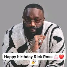 Happy birthday Rick Ross 🎉The king turns 49 today❤️🎂❤️🎂