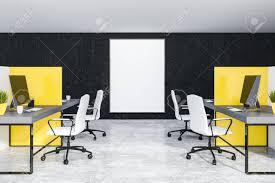 Interior Of Office With Black Walls And Concrete Floor And White Stock Photo Picture And Royalty Free Image Image 113583642 Everything from a queen bed & mattress to midcentury coffee tables are available black / charcoal grey famous steelcase drive chair.