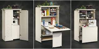 The drop leaf top can accommodate a small sewing machine, a laptop or can be used for craft projects. Craft Tables You Can Buy Instead Of Diy Infarrantly Creative