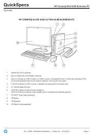 .hp drivers download free, you can find and download all hp photosmart 7450 photo printer 7 32bit, windows 8.1, xp, vista, we update new hp photosmart 7450 photo printer drivers to our driver. Hp Compaq Elite 8300 Business Pc Manualzz