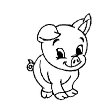 Mom and baby pigs coloring page. Cute Baby Pig Coloring Pages Pig Cartoon Coloring Pages Cute Baby Pigs Pig Cartoon Baby Pigs