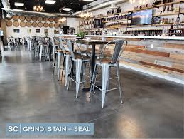 We provide floor treatment and floor coating services for your residence or business. Grind And Sealed Concrete Floor At Orfila Winery Westcoat Specialty Coating Systems