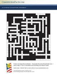 Advertisement this crossword clue might have a different … ___ constitution crossword clue read more » Us History Crossword Puzzles Lesson Plans Worksheets
