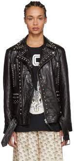 Gucci Black Studded Bugs Bunny Leather Jacket Leather Jacket Black Studded Gucci Black