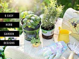 Whether you have room for only a container or are blessed with room for the photo to the right is an example of a great small herb garden design that is very easy to achieve. Six Simple Design Ideas For Herb Gardens Gardening Channel