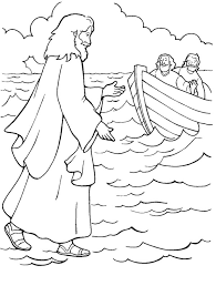 Each printable highlights a word that starts. One Of Miracles Of Jesus Is Walking On Water Coloring Page Netart Jesus Coloring Pages Sunday School Coloring Pages Peter Walks On Water
