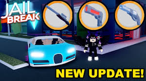 Image credits go to jailbreak.fandom.com/wiki/weapons. New Update Bugatti Chiron Sniper Revolver Plasma Pistol Roblox Jailbreak