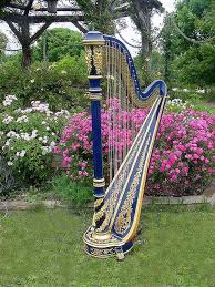 Earth Songs My Venus Harp Excalibur At An Outdoor Wedding By Guitar1940 On Flickr Harp Instruments Art Harps Music