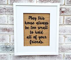 The best, most unique housewarming gifts are magnificent decoration pieces for their new home, practical gifts that make the to make their new space feel like home, and gifts. Amazon Com Irish Blessing Housewarming Gift Ideas Ireland New Home Gift Irish Couple Family Burlap Handmade