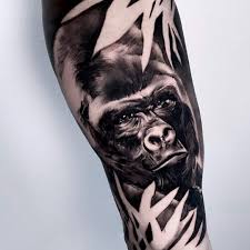 Illustrative Gorilla Arm Tattoo • Tattoodo