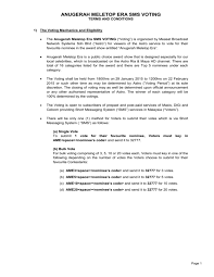 Ohne bindung an zeit und ort beraten wir sie gerne per . Anugerah Meletop Era Sms Voting