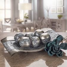 The handles are built into the sides, so it's easy to use as a stylish serving try too! Buy Creative Scents Schonwerk Centerpiece For Dining Room Crackled Mosaic Design Home Coffee Table Decor Decorations Centerpiece For Dining Living Room Best Wedding Gift Silver Online In Turkey B016ce8ya0