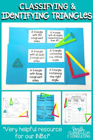 Classifying And Identifying Triangles Lesson For Interactive Notebooks Interactive Notebooks Math Manipulatives First Year Teaching