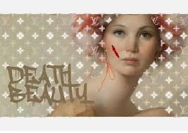 DEATH NYC ltd ed signed art print 45x32cm movie star beauty jennifer  lawrence