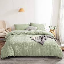 When it comes to your little one's bedroom, he's going to want to have it represent his interests. Green Bedding Sage Green Ruffle Duvet Cover Set Soft Wrinkled Washed Microfiber Design Solid Color Boys Girls Bedding Sets Queen 1 Duvet Cover 2 Pillowcases Queen Sage Green Buy Online In Angola