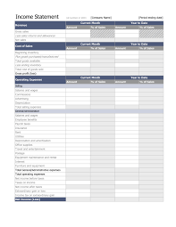 Monthly Financial Statement Template Blank Personal Financial Statement Sba Monthly Financial S Income Statement Statement Template Profit And Loss Statement