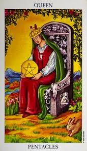 Queen of pentacles reversed denotes insecurity, hypocritical behaviour, and an inability to share with others. Queen Of Pentacles Tarot Card Meanings Biddy Tarot Pentacles Tarot Tarot Card Meanings Rider Waite Tarot